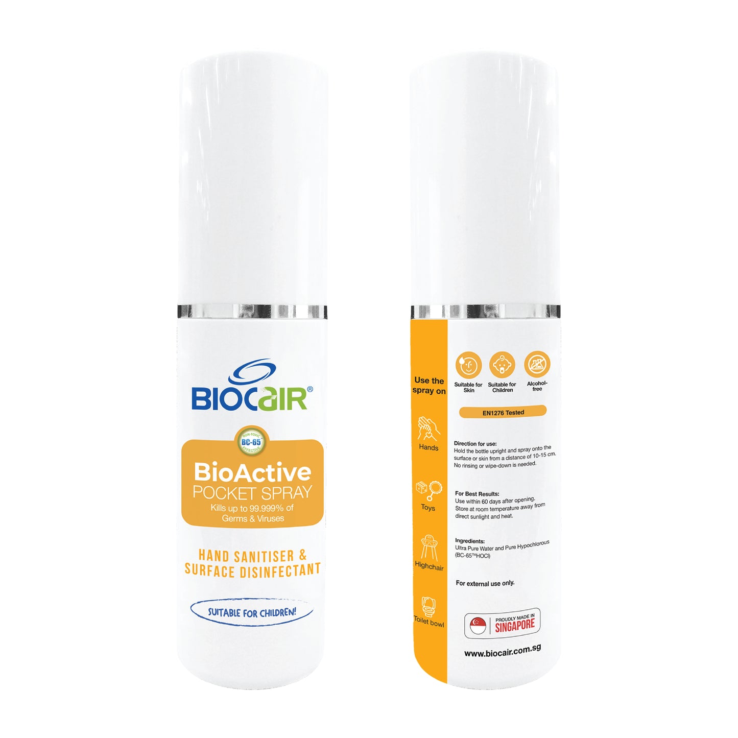 BioCair BioActive Pocket Spray, 50ml, 2-Pack