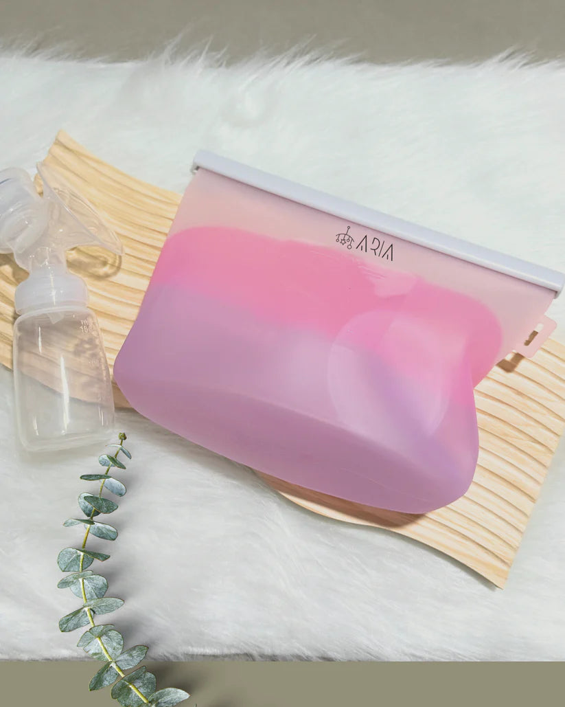 ARIA Airtight Breast Pump Pouch or Silicone Food Storage Bags