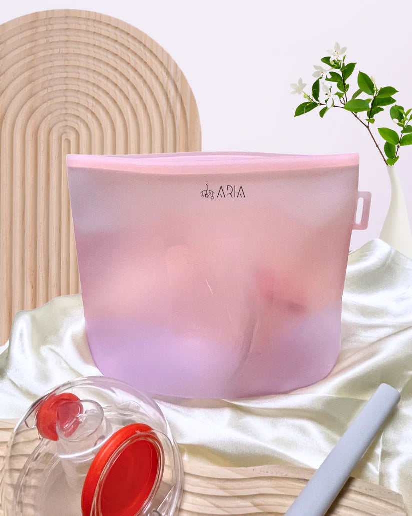 ARIA Airtight Breast Pump Pouch or Silicone Food Storage Bags