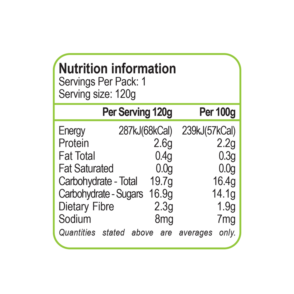 Organic® Baby food Puree Pouch 120g - Mango, Peach & Chia seed Custard