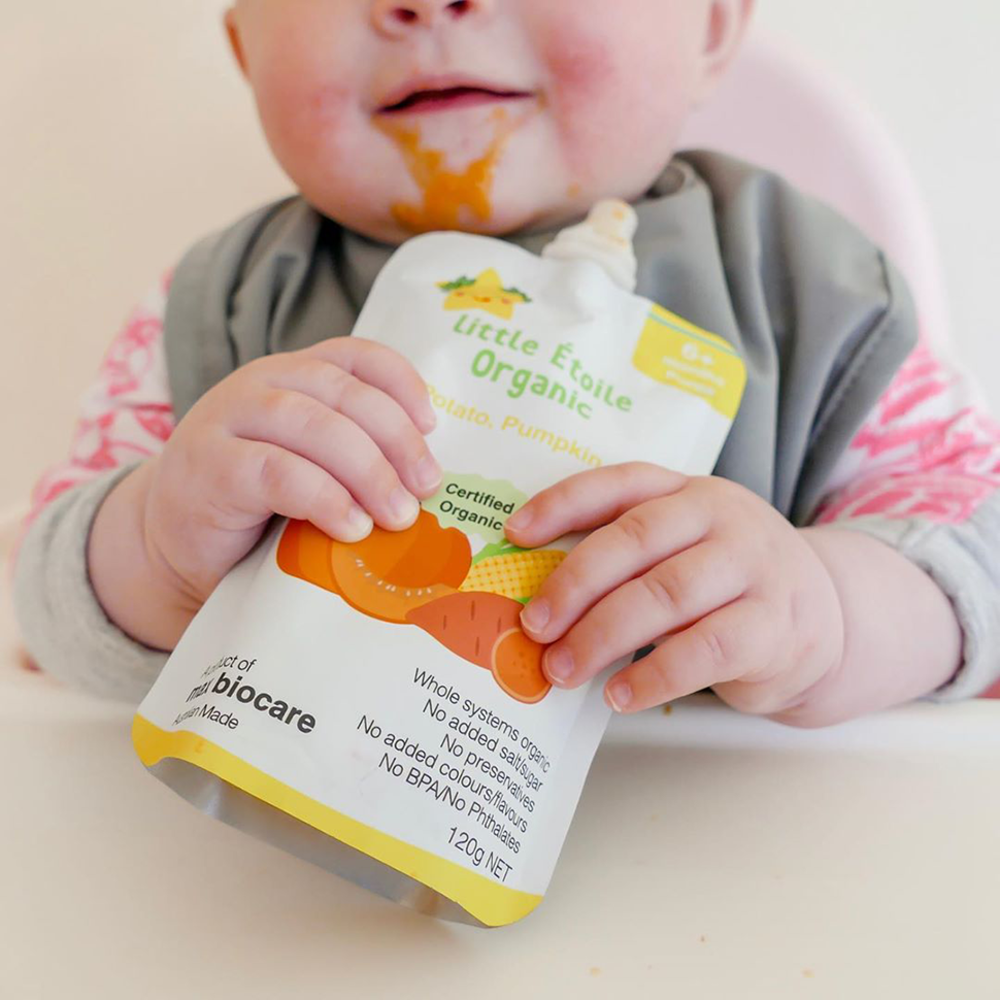 Organic® Baby food Puree Pouch 120g - Sweet Potato, Pumpkin & Corn