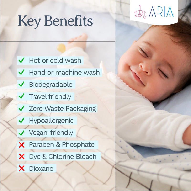 Organic Plant-Based Baby Laundry Detergent Sheet