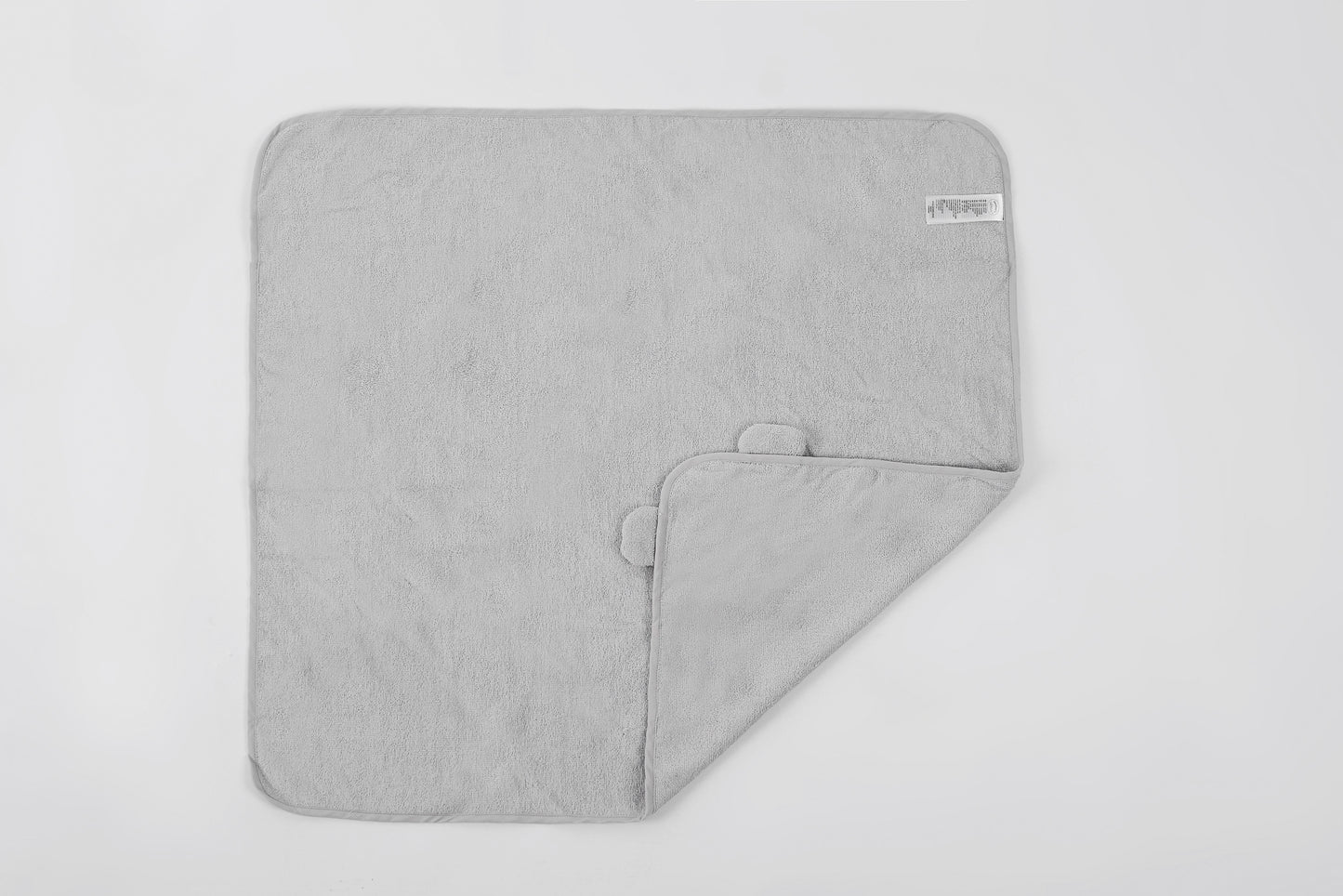 MOTHER'S CHOICE 100% Pure Cotton Infant / Baby 3D Hooded Towel (Bear, Grey)