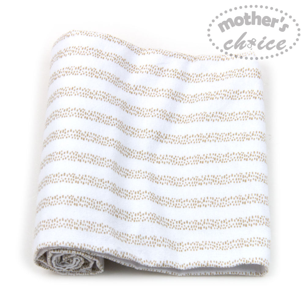 MOTHER'S CHOICE 3-Pc Flannel Receiver With Overlock Binding