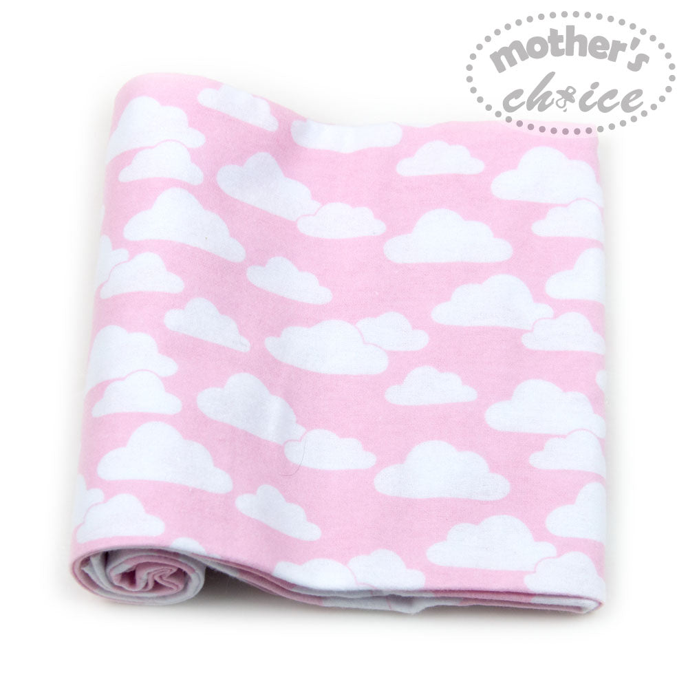 MOTHER'S CHOICE 3-Pc Flannel Receiver With Overlock Binding