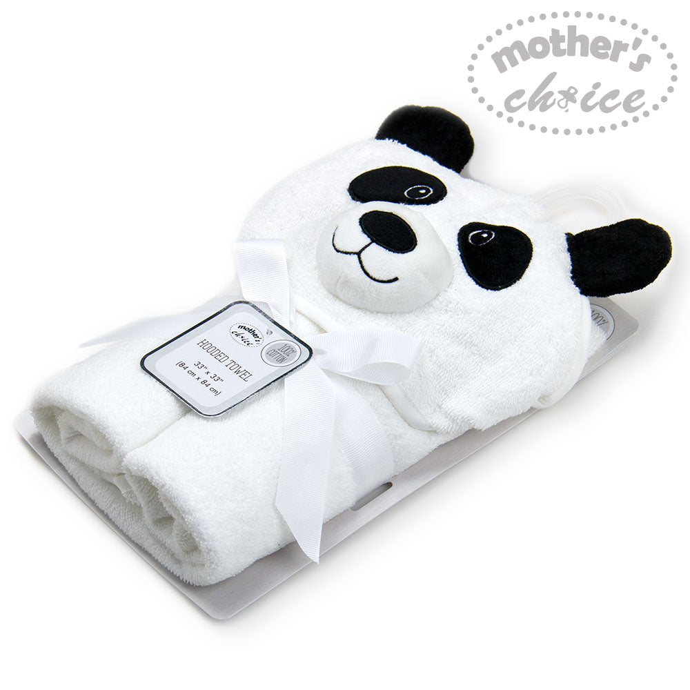 MOTHER'S CHOICE 100% Pure Cotton Infant - Baby 3D Hooded Towel