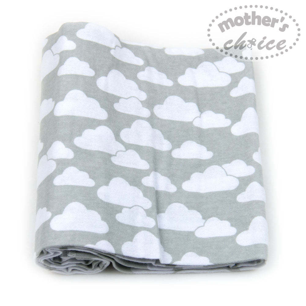 MOTHER'S CHOICE 3-Pc Flannel Receiver With Overlock Binding