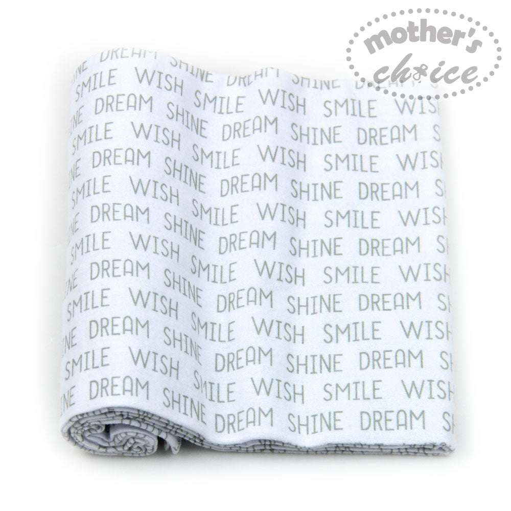 MOTHER'S CHOICE 3-Pc Flannel Receiver With Overlock Binding