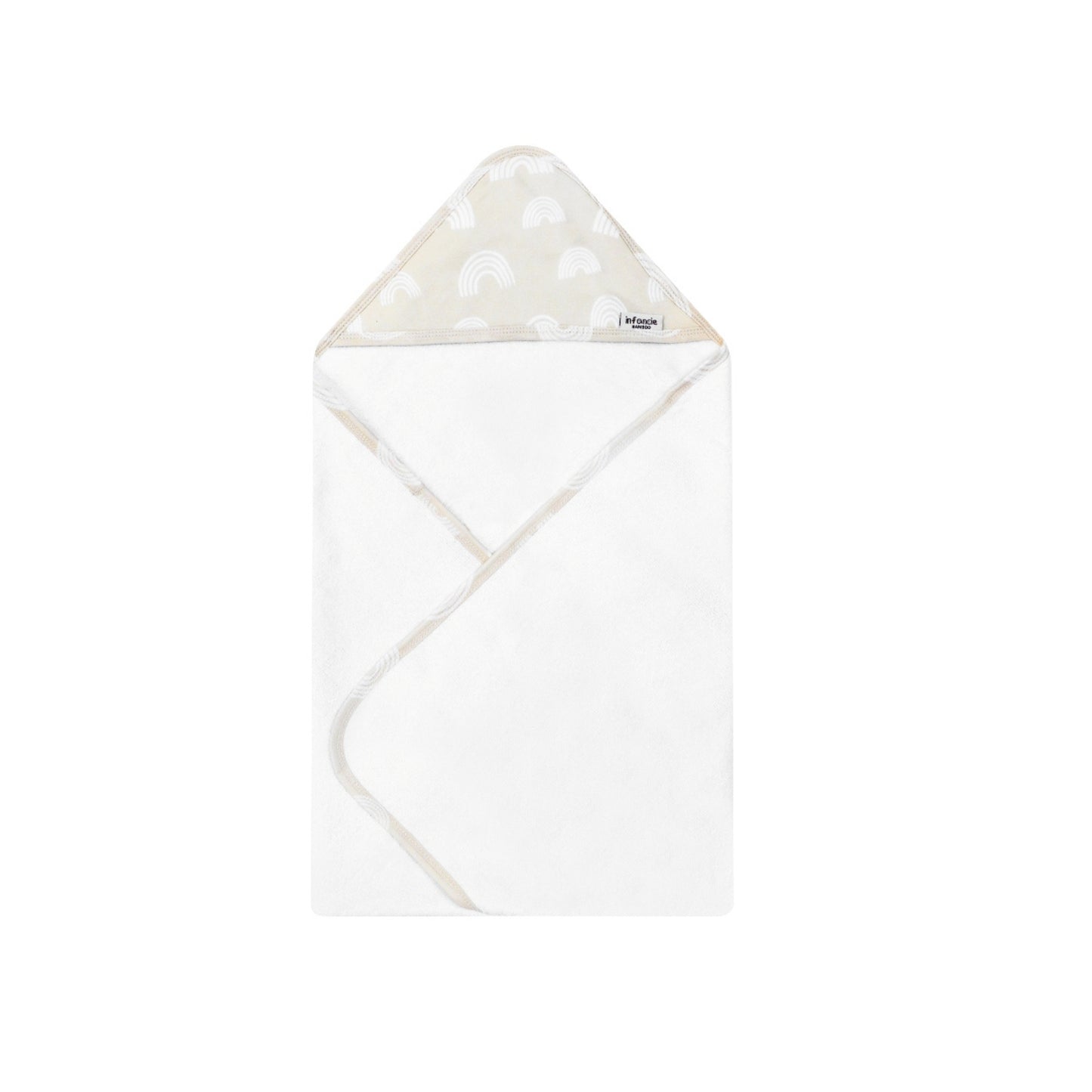 INFANCIE Bamboo Cotton Baby Hooded Towel