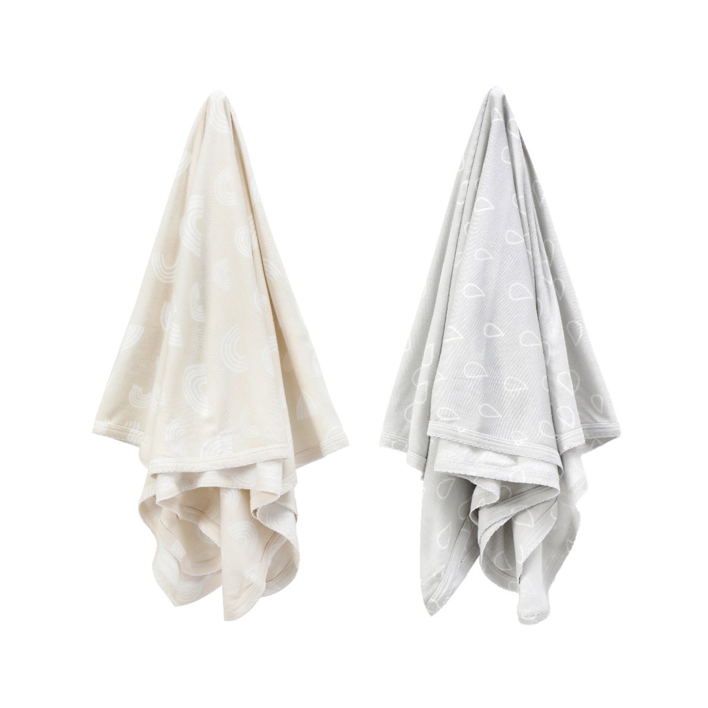 INFANCIE 2-Pc Bamboo Cotton Baby Jersey Wrap