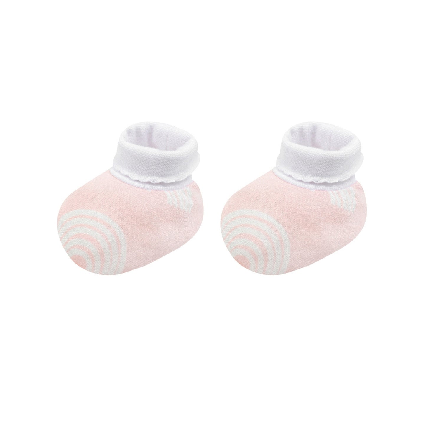 INFANCIE 3-Pc Bamboo Cotton Newborn Baby Booties, Mittens and Hat Gift Set