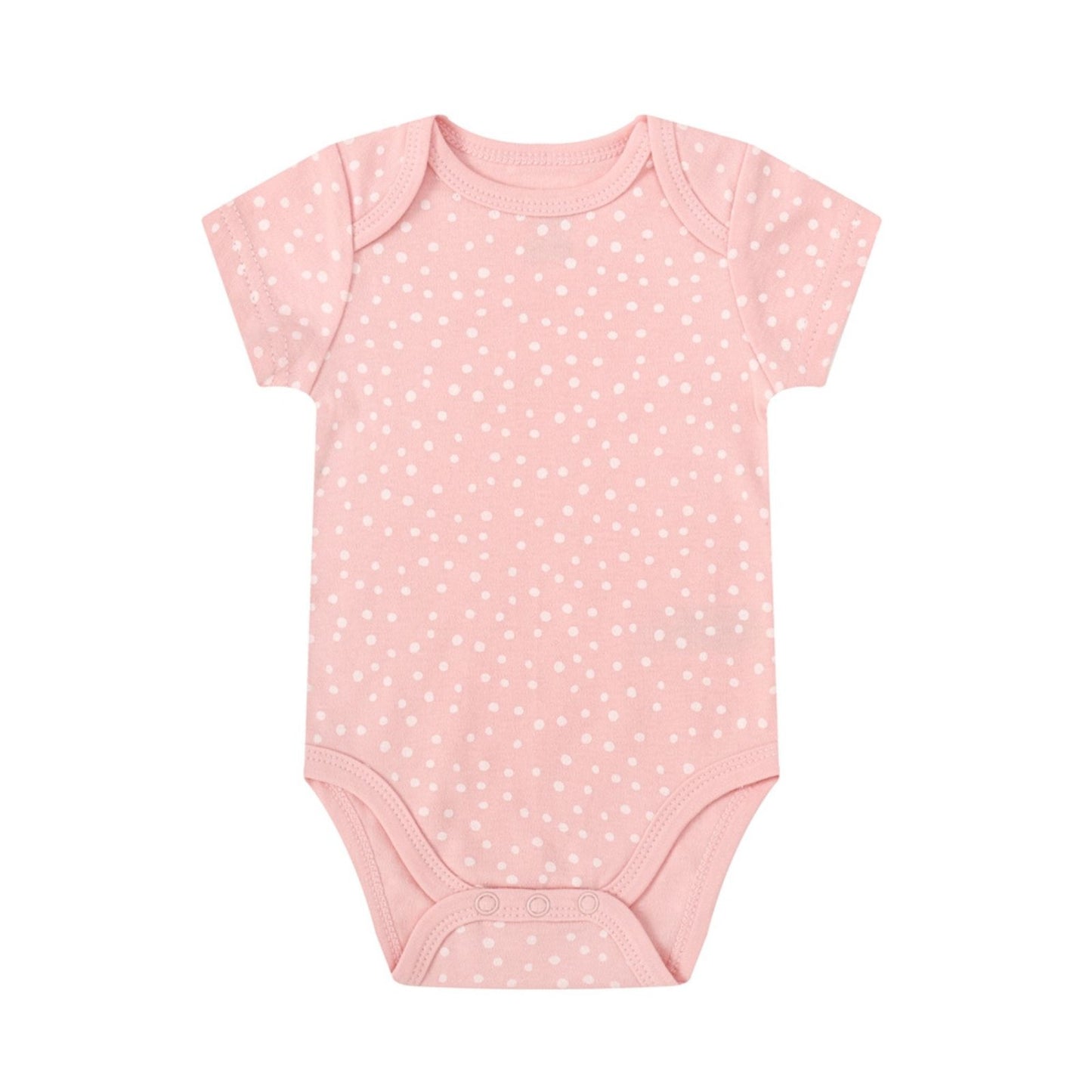 MOTHER'S CHOICE 5-Pc Baby Grower, Bodysuit, Bib, Hat & Mittens Layette Gift Set (Pink Giraffe)