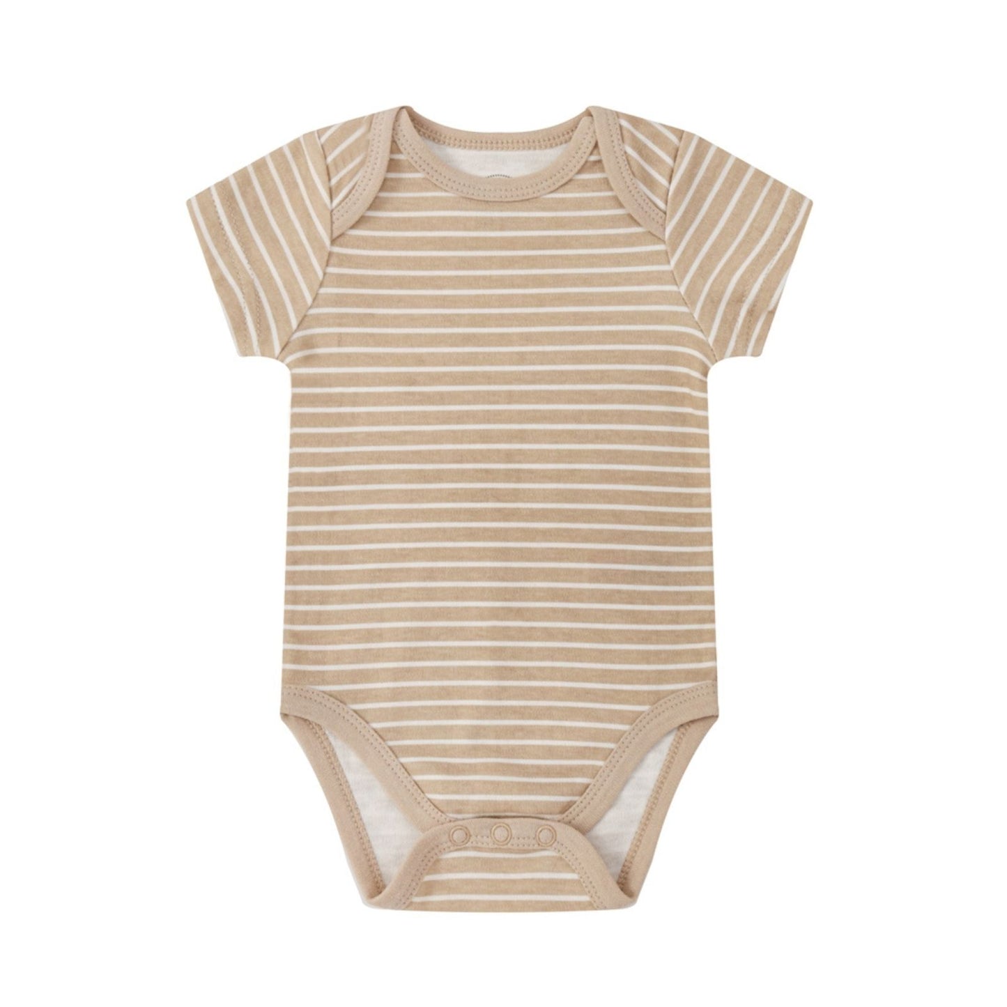 MOTHER'S CHOICE 5-Pc Baby Grower, Bodysuit, Bib, Hat & Mittens Layette Gift Set (Beige Elephant)