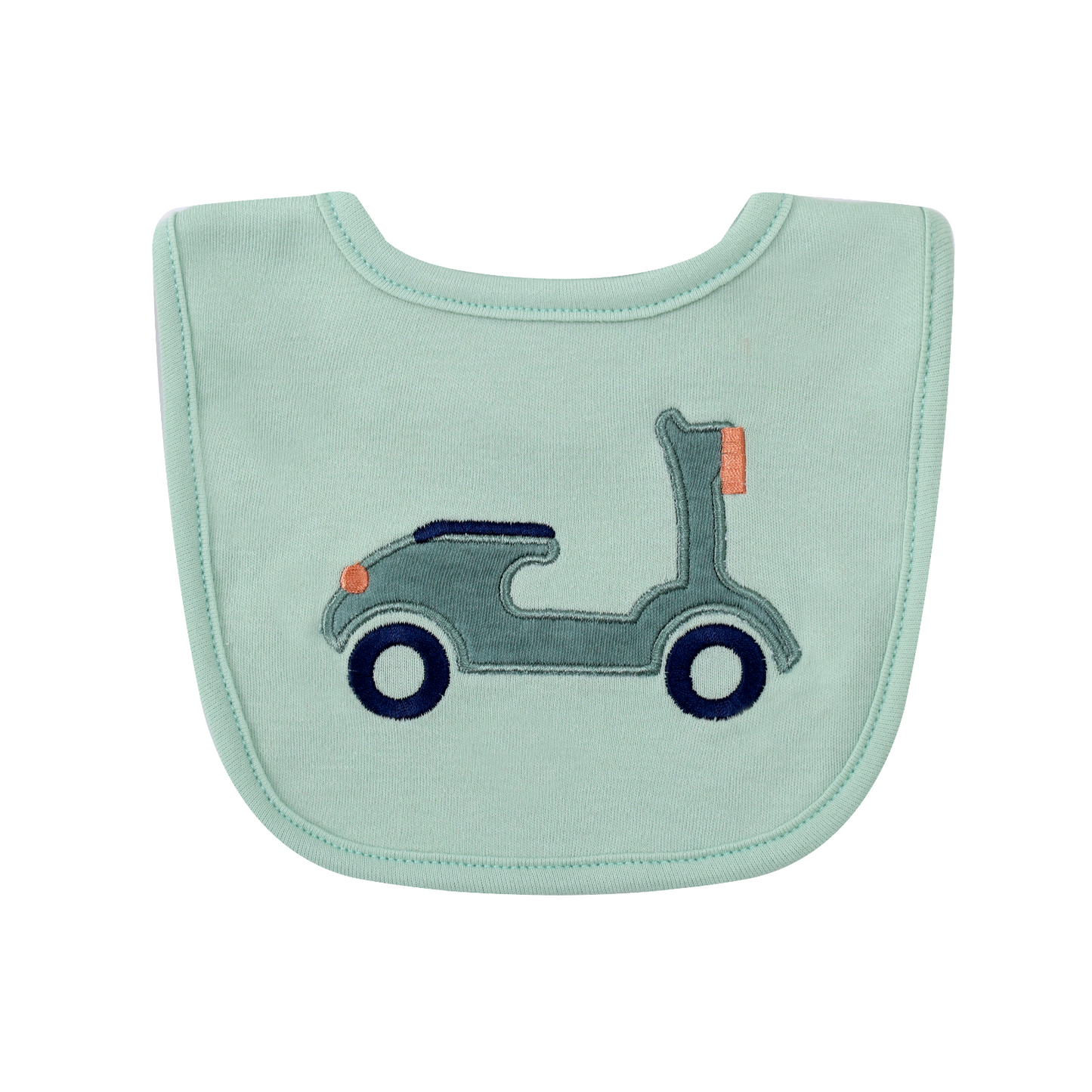 MOTHER'S CHOICE 5-Pc Baby Grower, Bodysuit, Bib, Hat & Mittens Layette Gift Set (Green Tractor)
