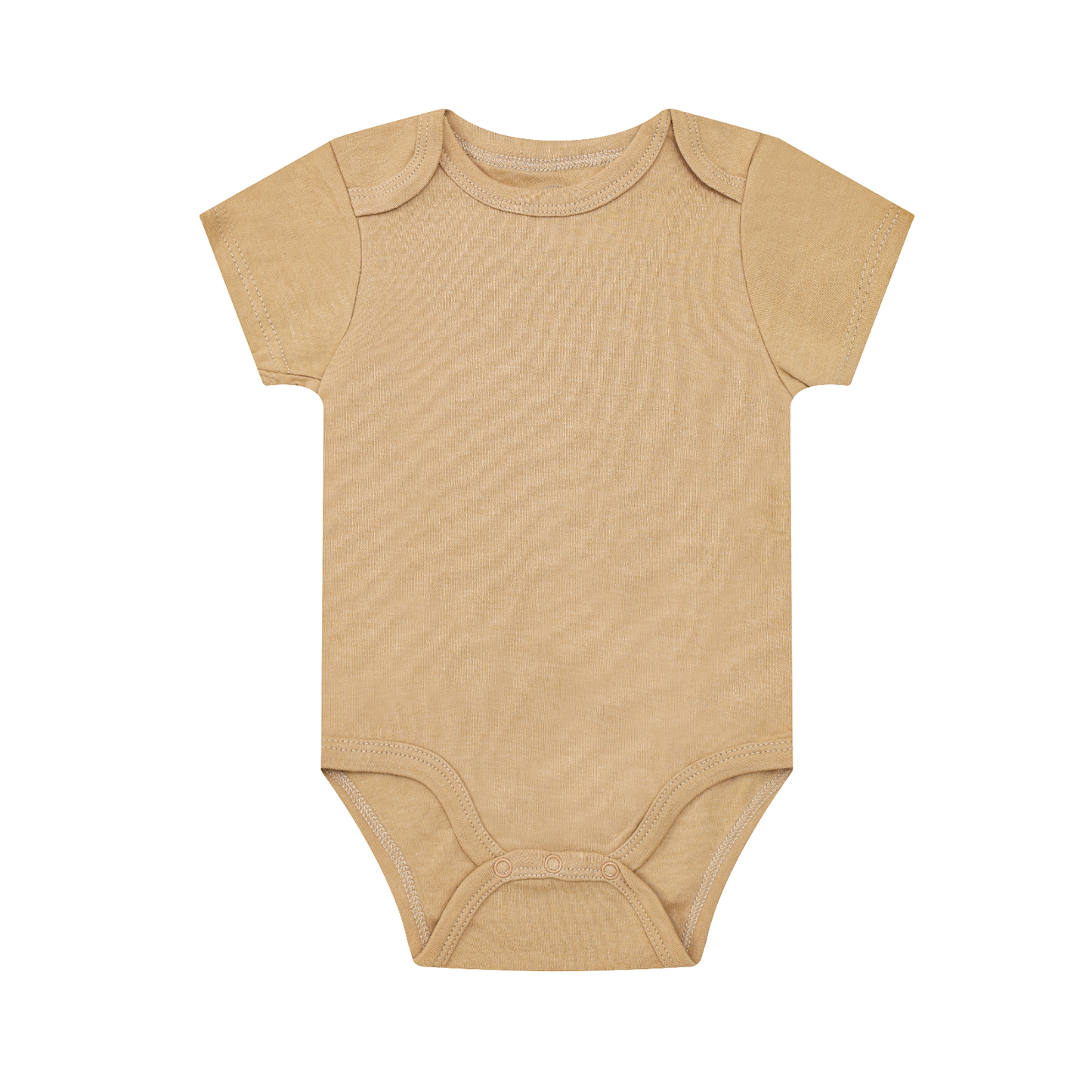 MOTHER'S CHOICE 5-Pc 100% Cotton Short-Sleeved Baby Bodysuit (Green/Yellow Safari)