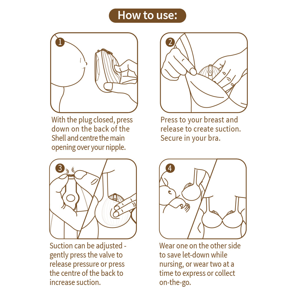 Haakaa Shell Wearable Silicone Breast Pump