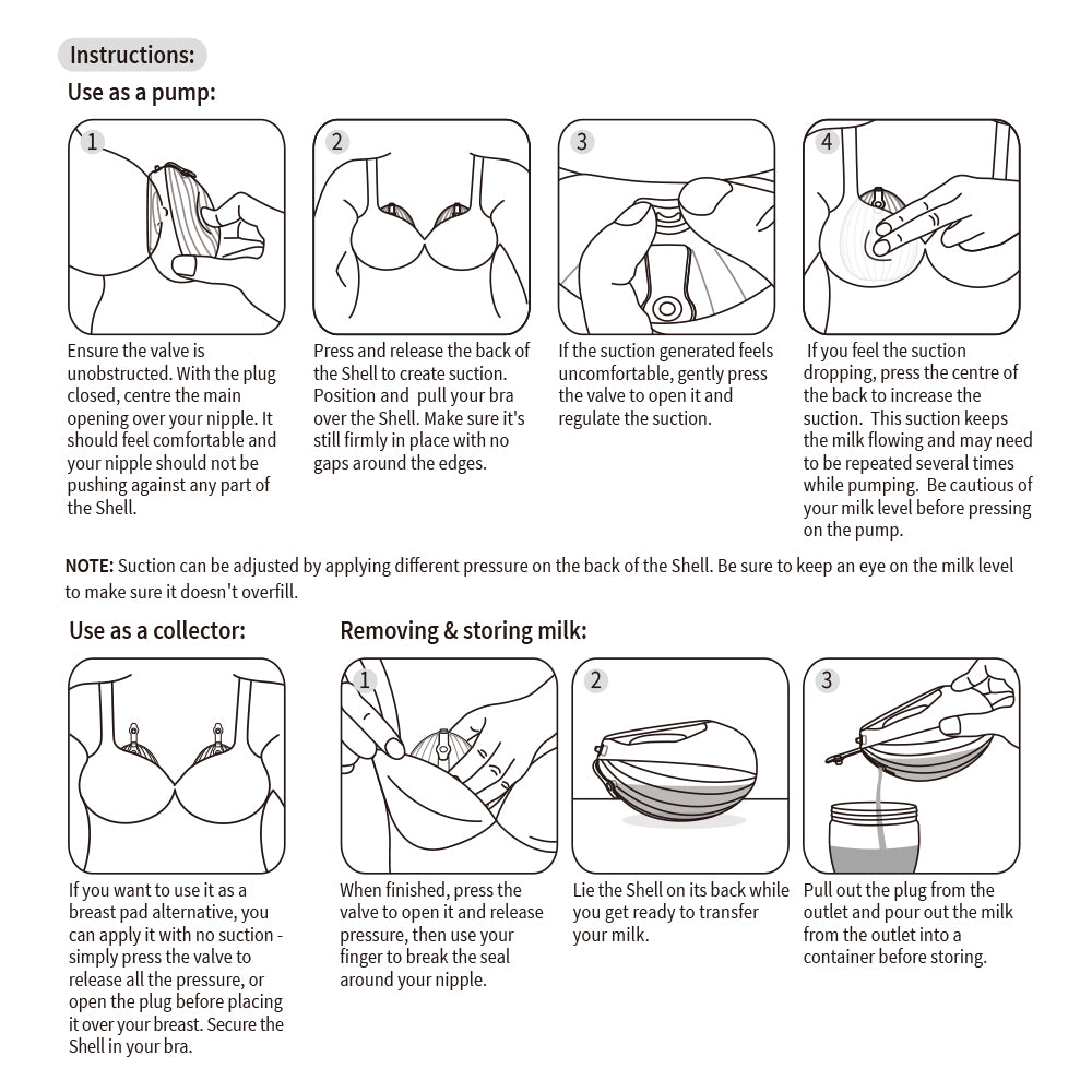 Haakaa Shell Wearable Silicone Breast Pump