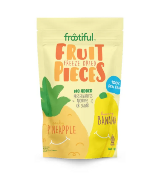 Freeze Dried Pineapple & Banana (Single Serve)