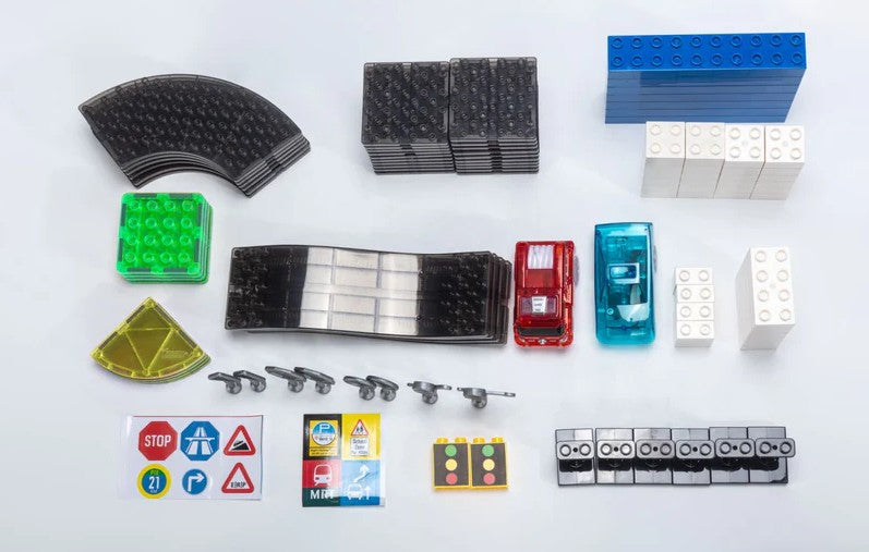 90 pcs Vroom Car City - Magnetic Brick Car Set