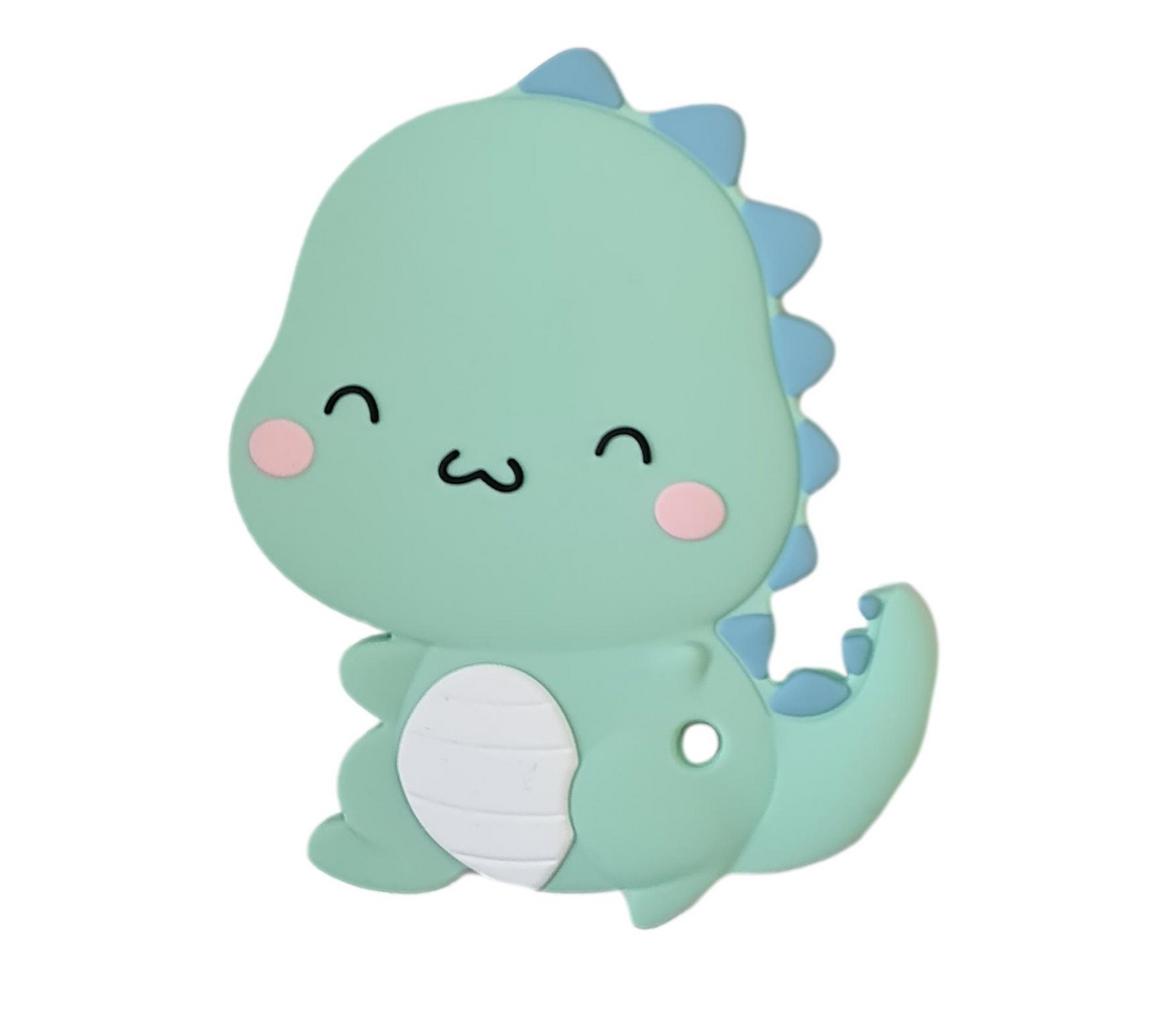 Little Bearnie Teether - T-Rex Dino (Cyan Blue)