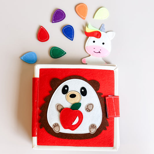 Friendly Hedgehog Busy Book