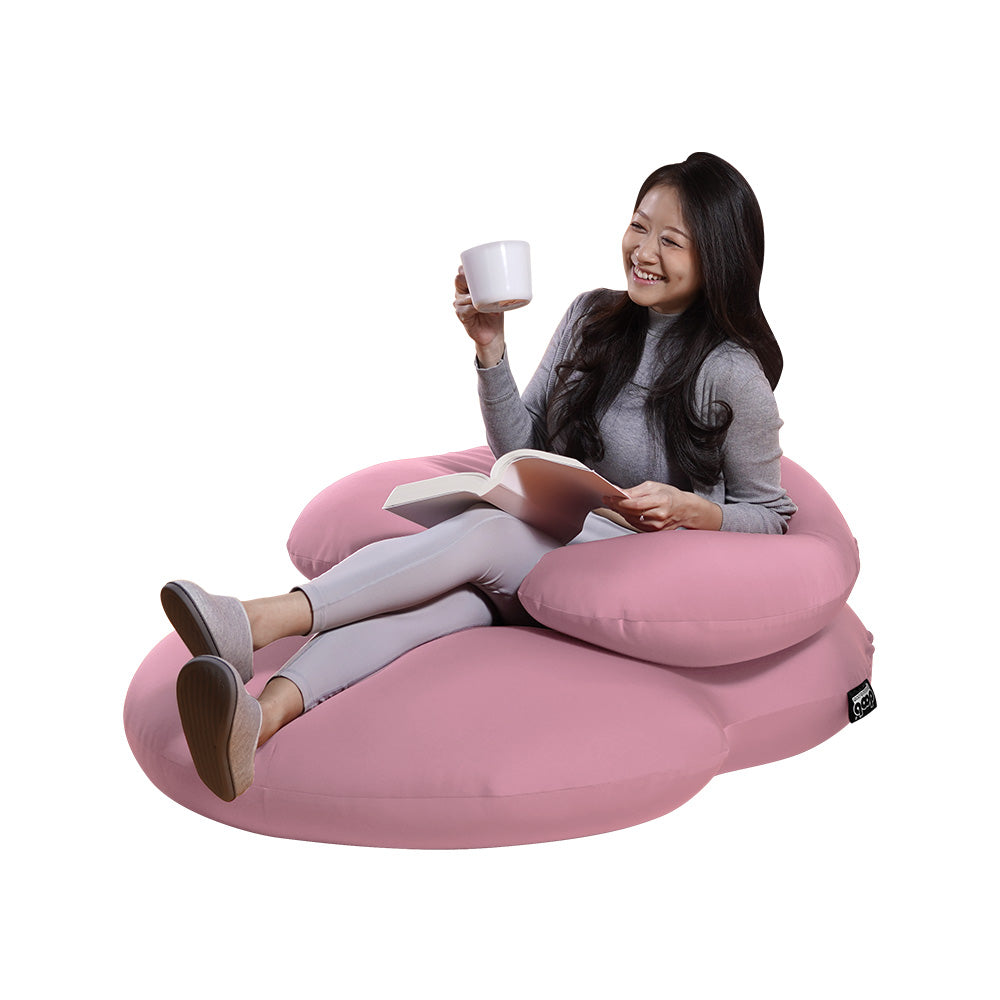 doob fwooa - ultra versatile spandex bean bag with armrest