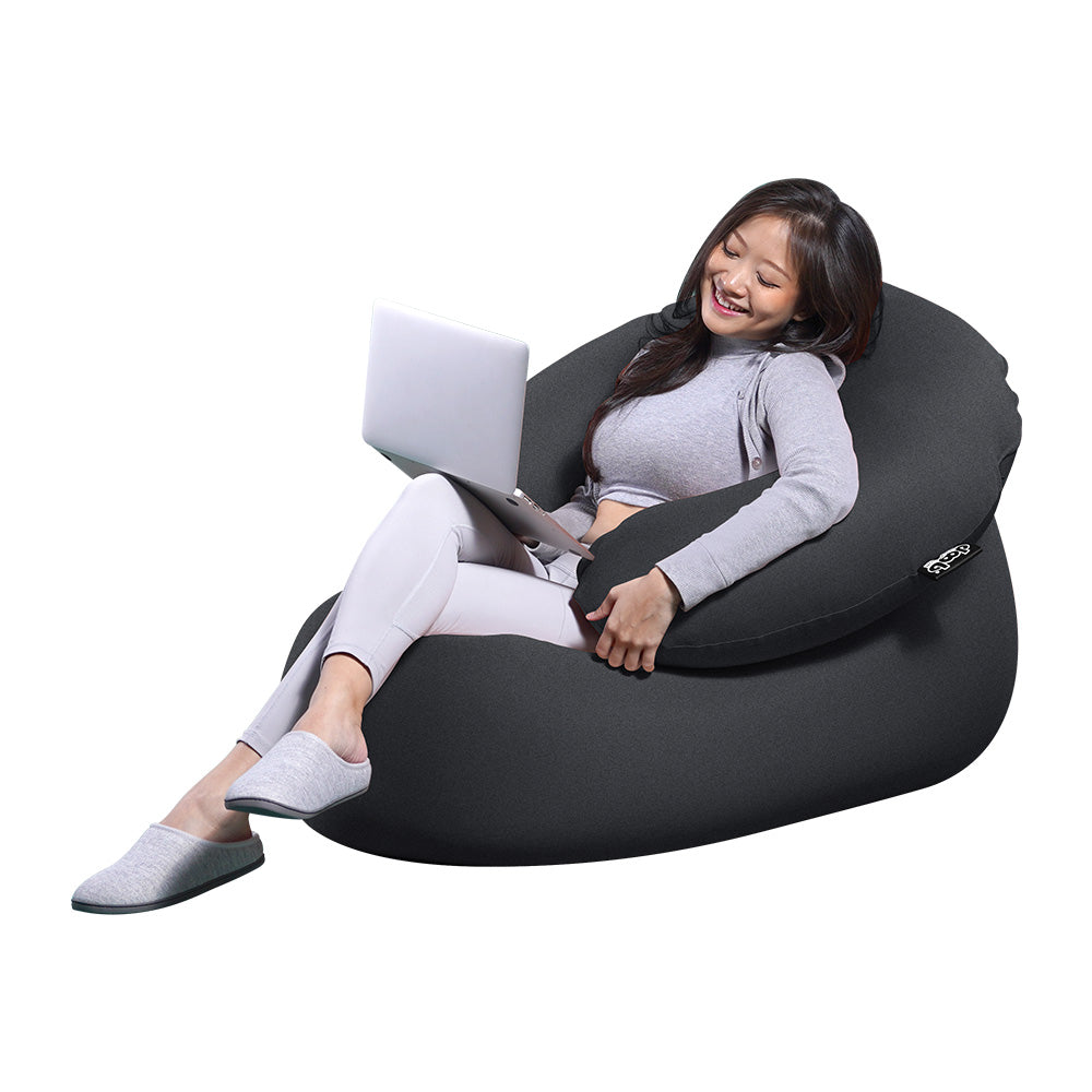 doob fwooa - ultra versatile spandex bean bag with armrest