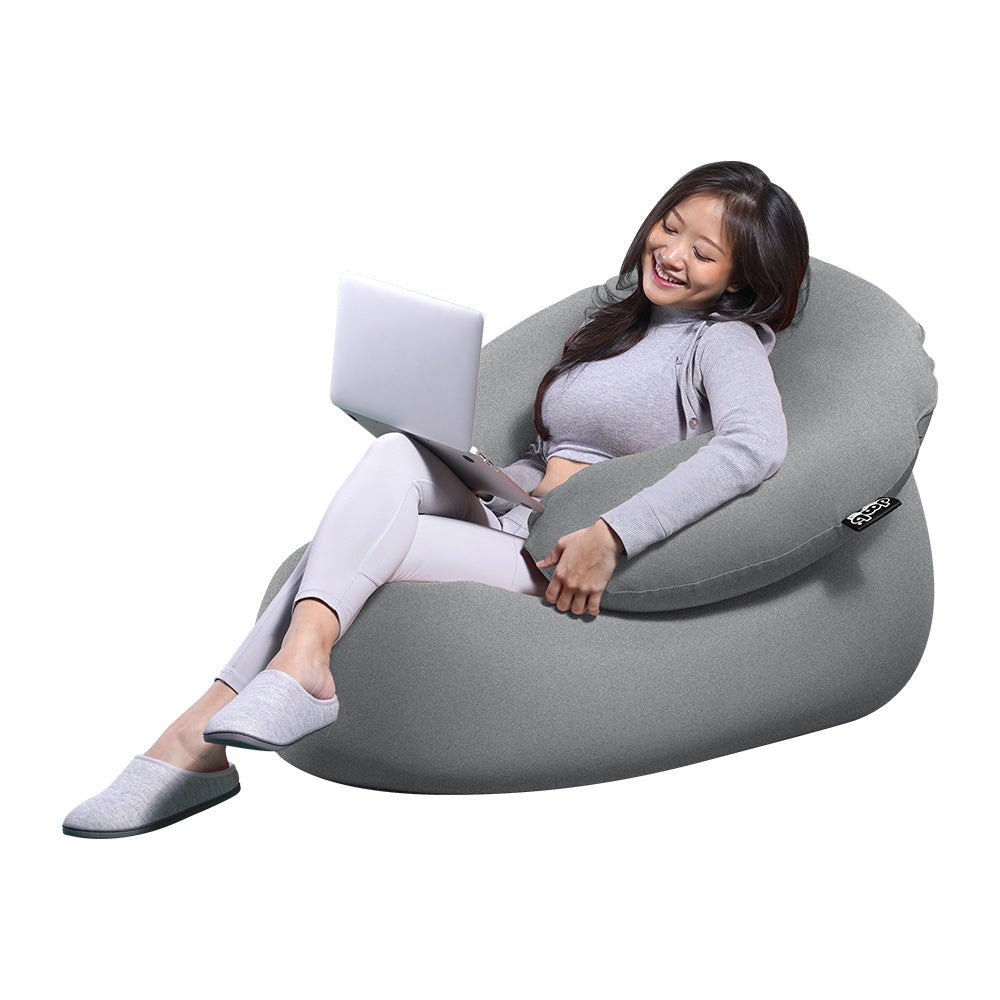 doob fwooa - ultra versatile spandex bean bag with armrest