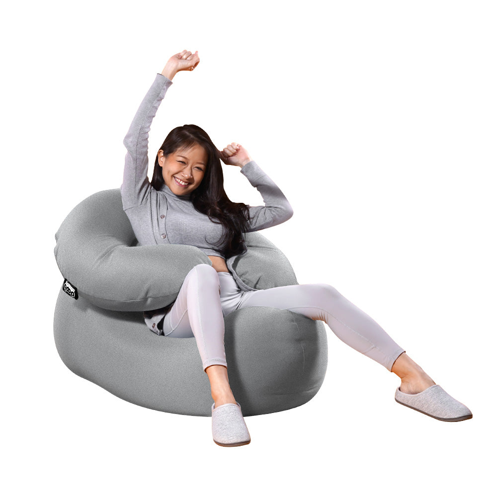 doob fwooa - ultra versatile spandex bean bag with armrest
