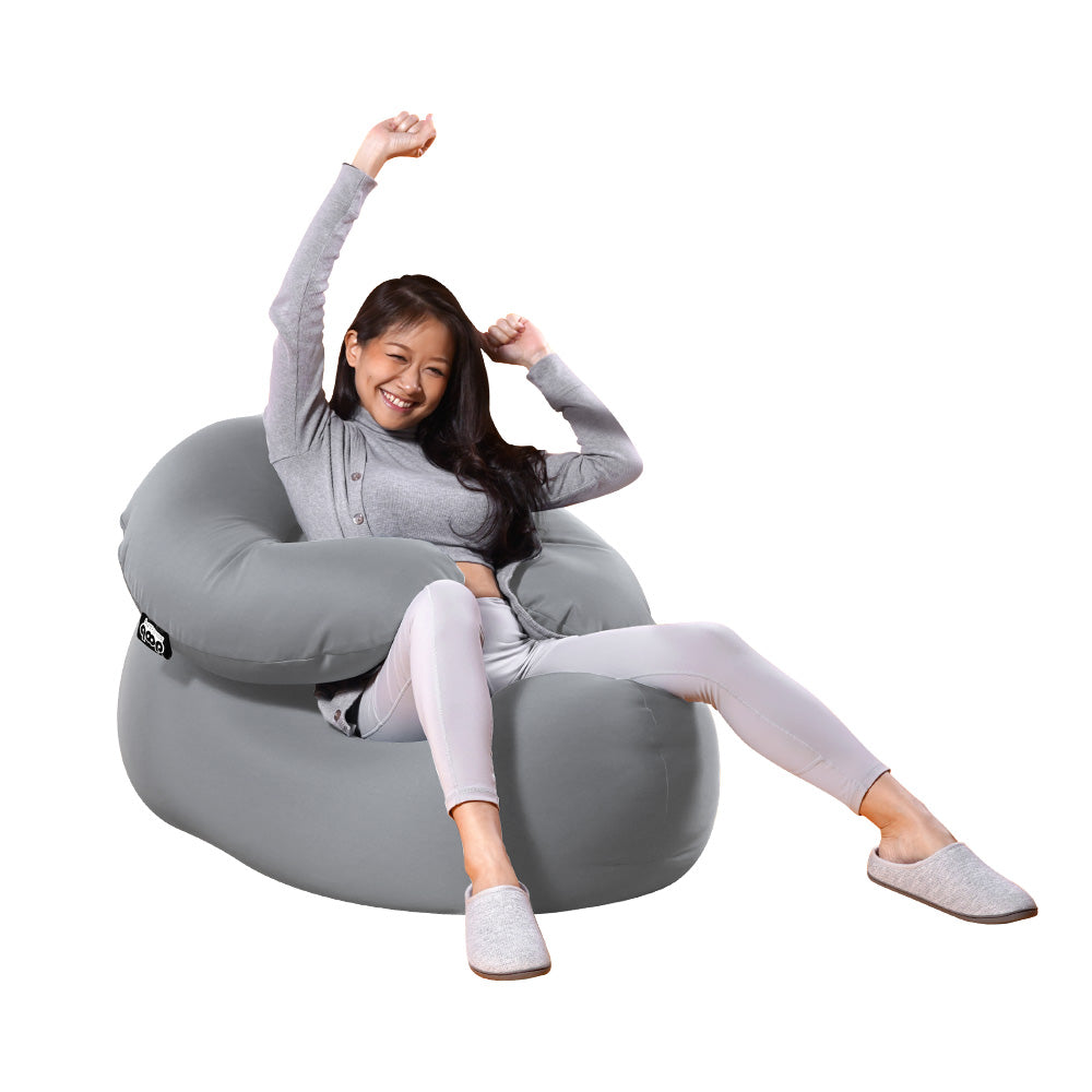 doob fwooa - ultra versatile spandex bean bag with armrest