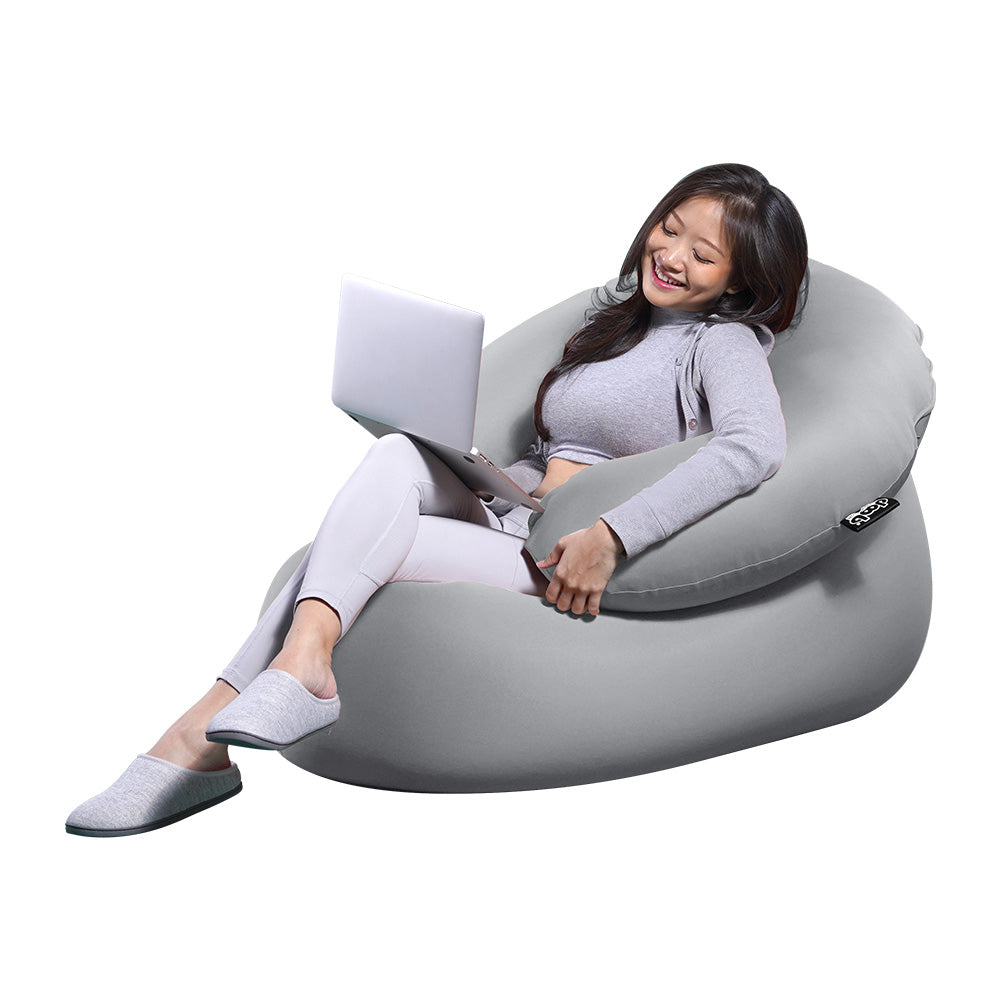 doob fwooa - ultra versatile spandex bean bag with armrest