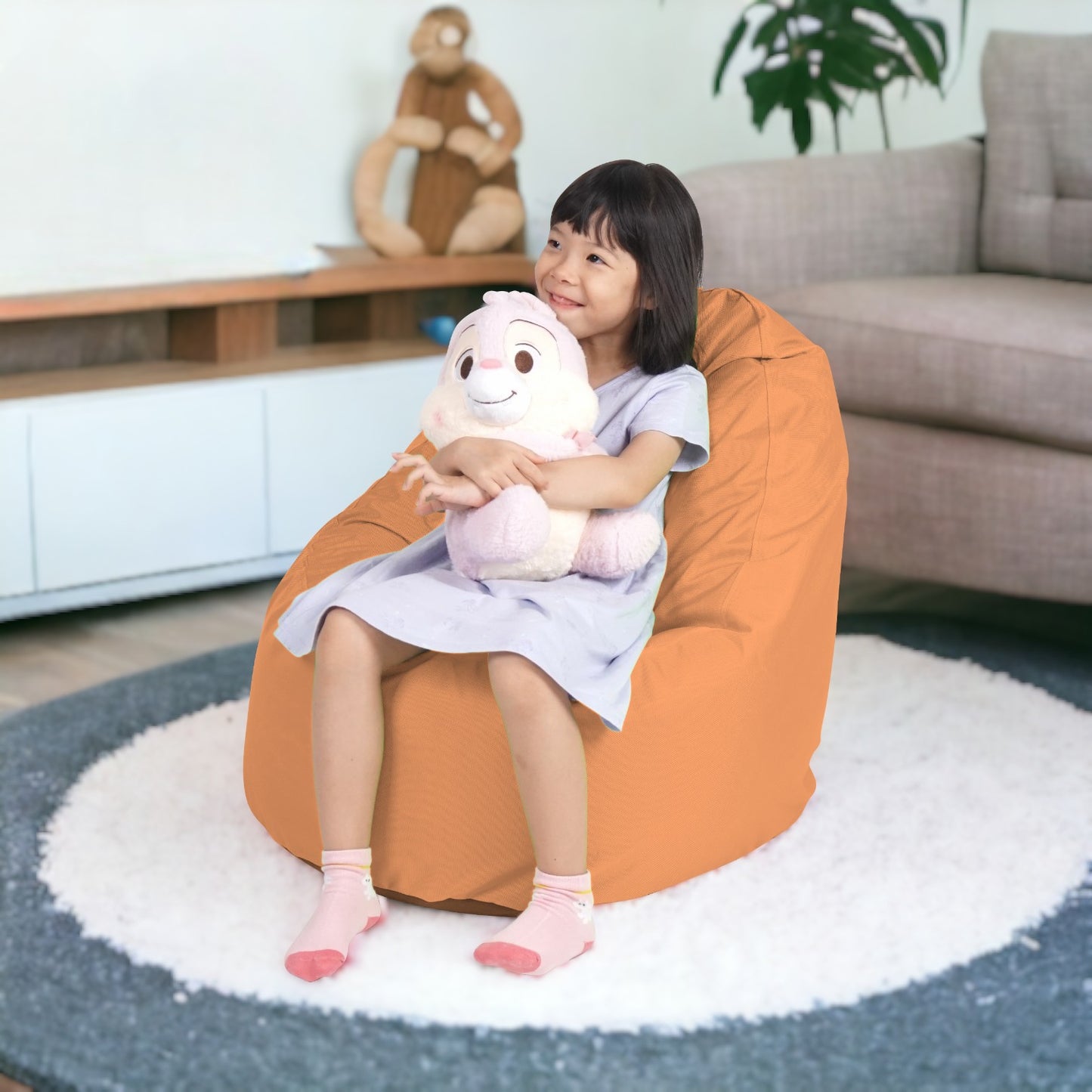 doob oomph mini - water-repellent kids bean bag chair