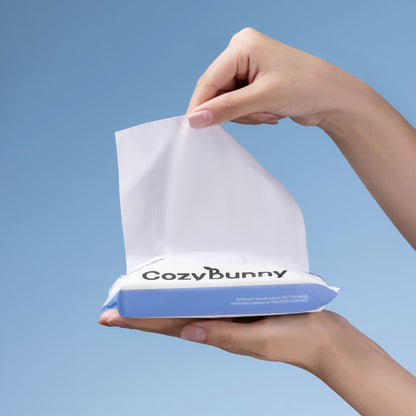 CozyBunny Velvet Soft Antibacterial Facial Tissues (To-Go) - 8 x 40 Sheets (4 Ply)