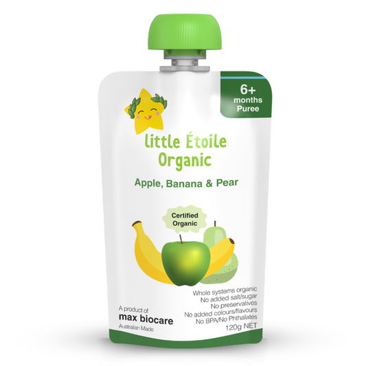 Organic® Baby food Puree Pouch 120g - Apple, Banana & Pear