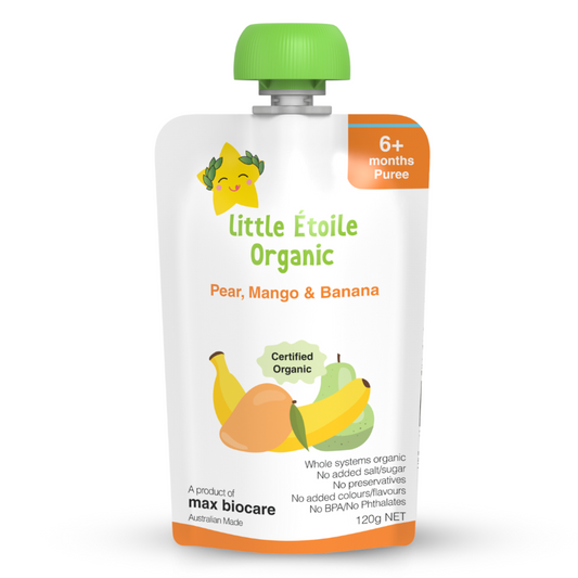 Organic® Baby food Puree Pouch 120g - Pear, Mango & Banana