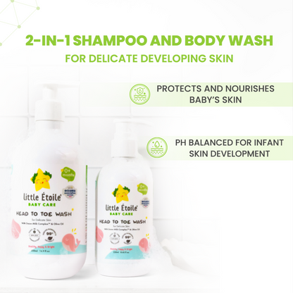 Head To Toe Wash For Delicate Skin (0+ Months) 250ml