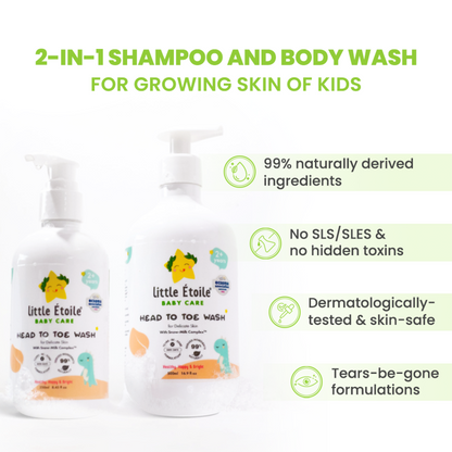 Head To Toe Wash For Delicate Skin (2+ Years) 250ml