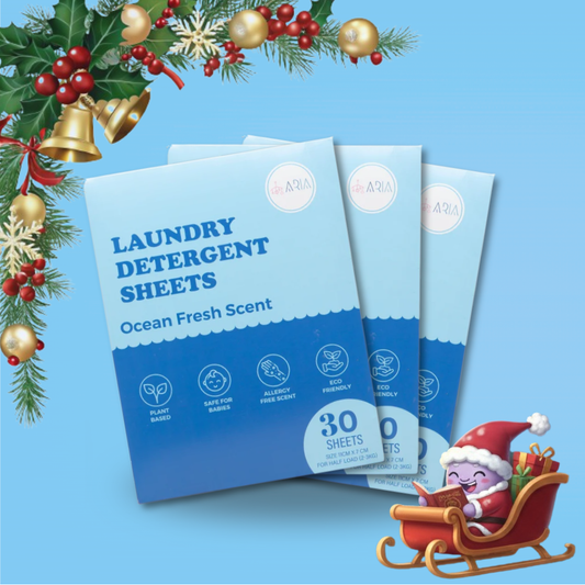 Christmas Bundle: 3 Packs of Laundry Sheets (30pc)