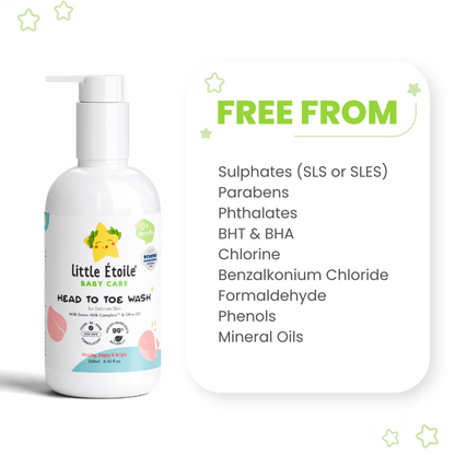 Head To Toe Wash For Delicate Skin (0+ Months) 250ml