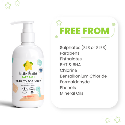 Head To Toe Wash For Delicate Skin (2+ Years) 250ml
