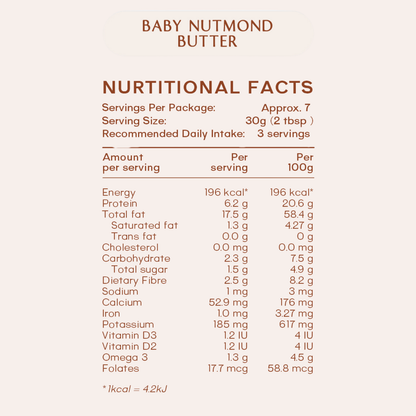 Baby Nutmond Butter (220g)