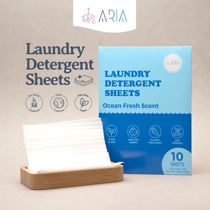 Organic Plant-Based Baby Laundry Detergent Sheet