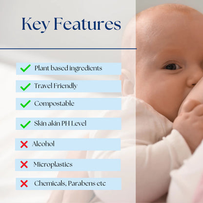 Plant-Based Breast Pump Wipes