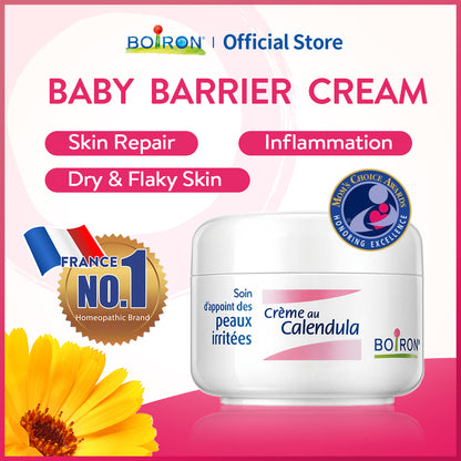 Boiron Calendula Cream - Facial Soothing Cream | Gentle Baby Rash Barrier Cream for Lasting Relief