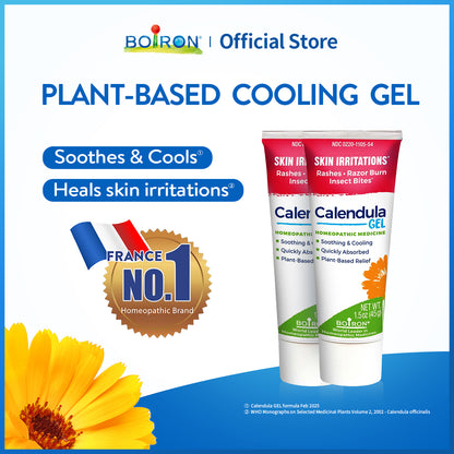 Boiron Calendula Gel - Soothing and Calming Gel For Heals Skin Irritations, Reduce Redness & Swelling