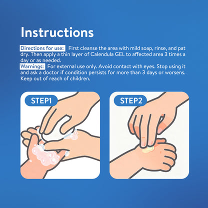 Boiron Calendula Gel - Soothing and Calming Gel For Heals Skin Irritations, Reduce Redness & Swelling