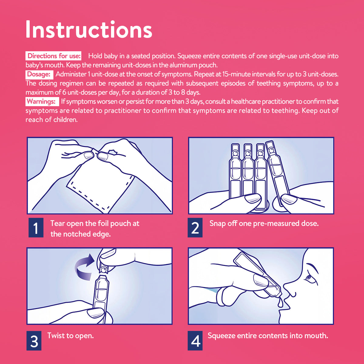 Boiron Camilia Teething Drops - Soothe and Relieve Baby Teething Discomfort, Pain and ENT