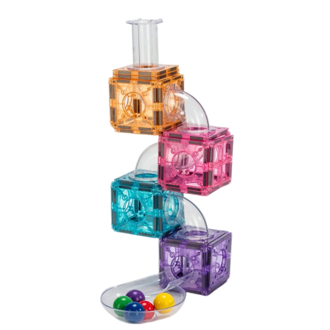 120 pcs Transparent Tubes Marble Run