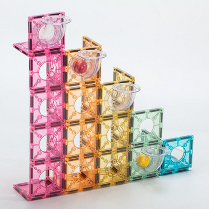 120 pcs Transparent Tubes Marble Run