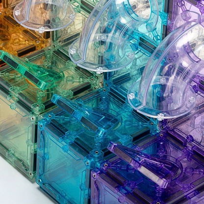 120 pcs Transparent Tubes Marble Run